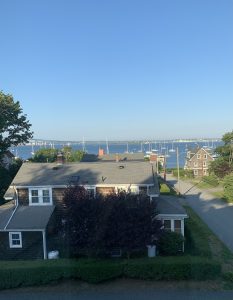 Aerial Street view from 20 Lincoln Street, Jamestown, Rhode Island